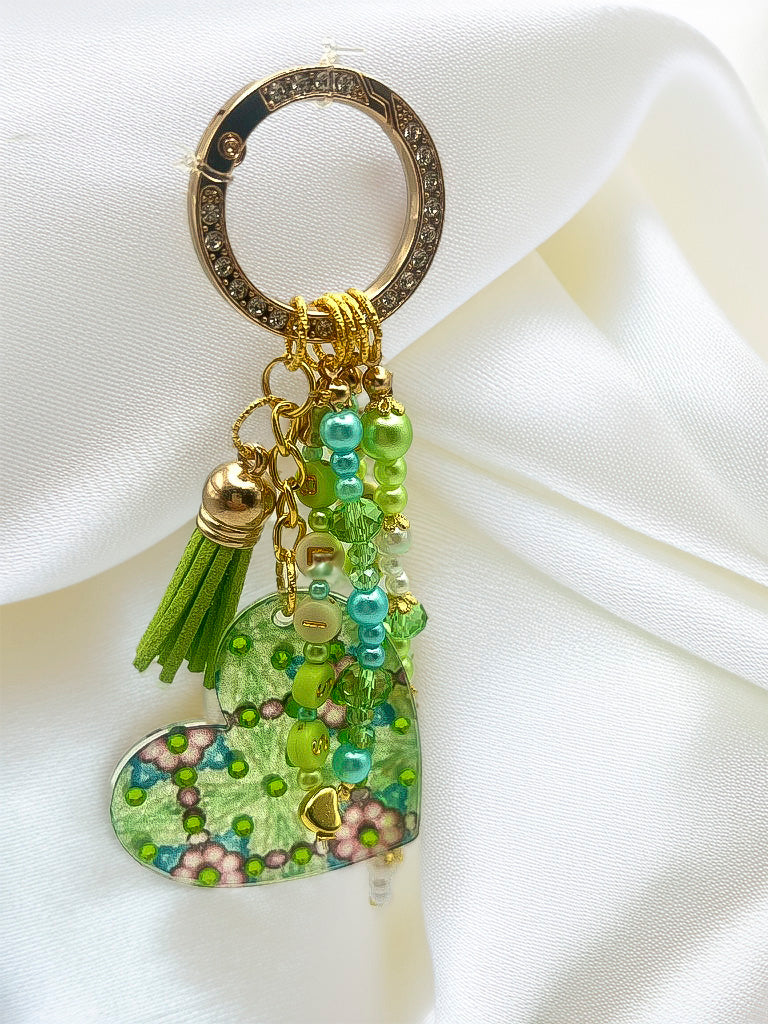 Collection "Perle de fleur" Bijou de sac à main O'shiny Art and Lifestyle