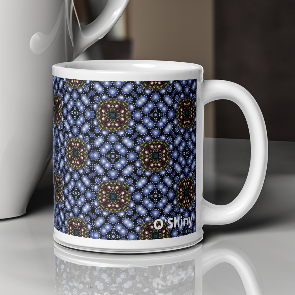 Mise en situation mug personnalisé "perline" par O'Shiny Art & Lifestyle