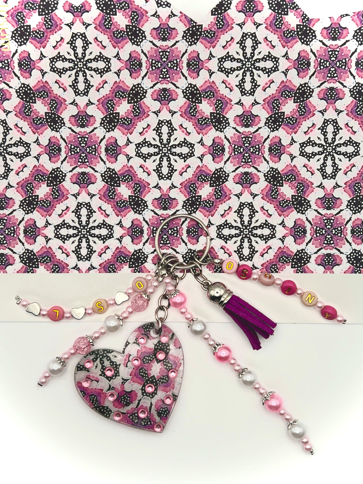 motif et bijou de sac Amorosa
