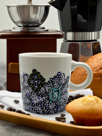 2ème mise ne situation de la tasse à café expresso O'shiny Art and Lifestyle de collection "Illumination