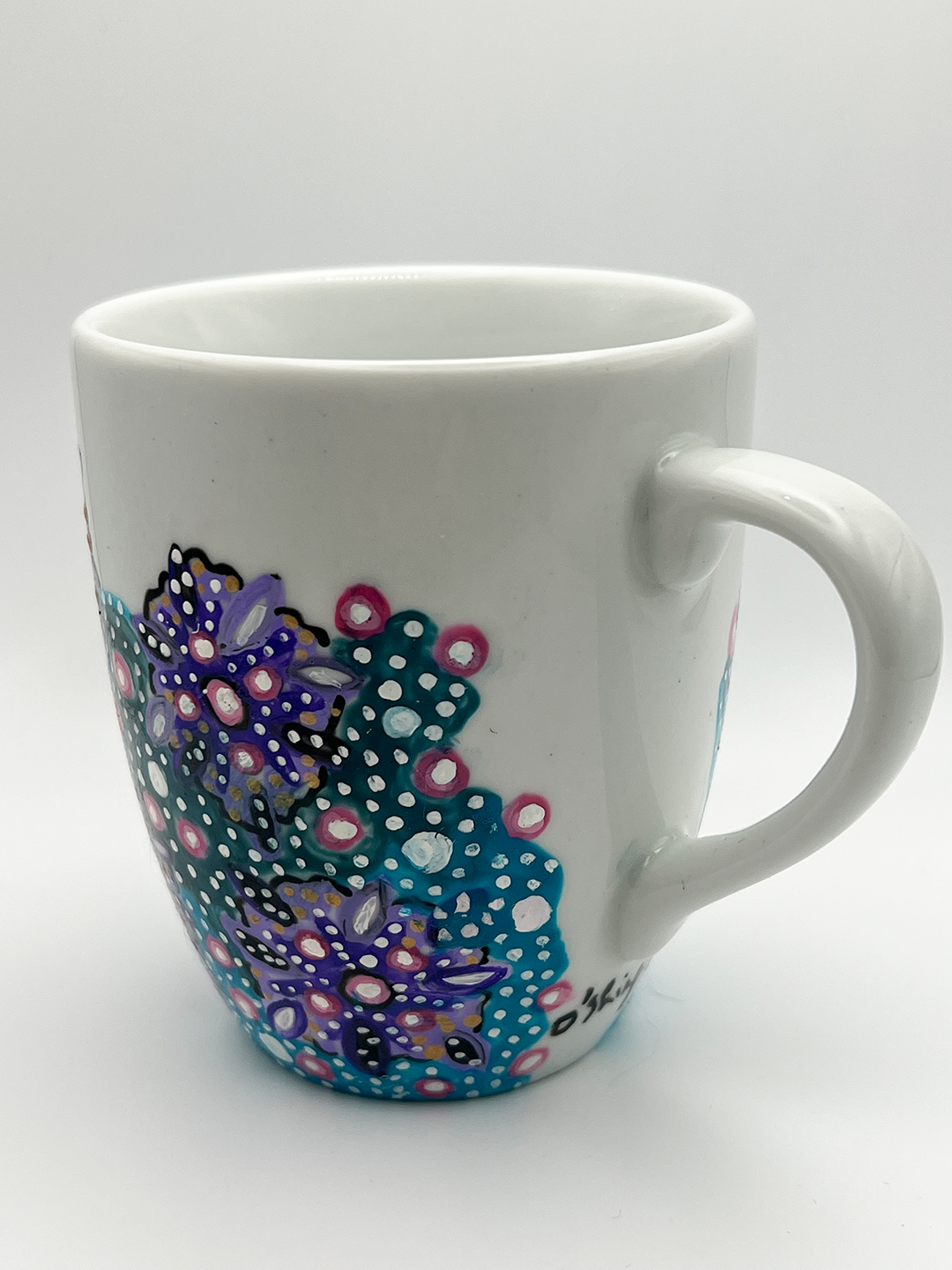 Tasse de 300ml de la collection "Perle d'Azur" par O'Shiny Art & Lifestyle