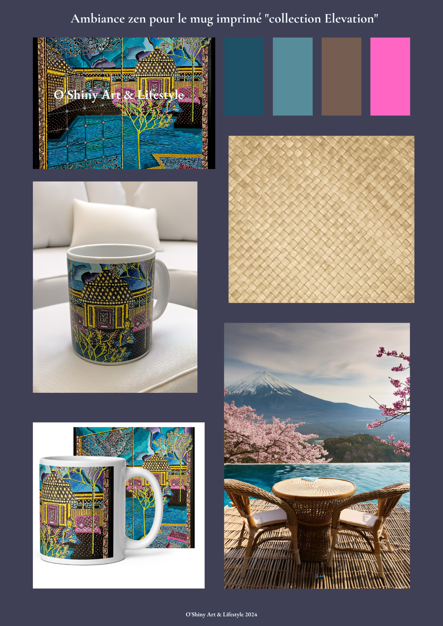 Moodboard collection "Elevation" mug 11oz by O'Shiny Art & Lifestyle