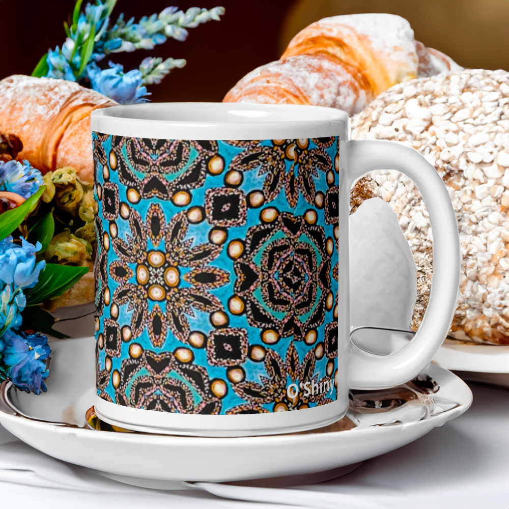 Mise en situation du mug " Cordélia" par O'Shiny Art & Lifestyle