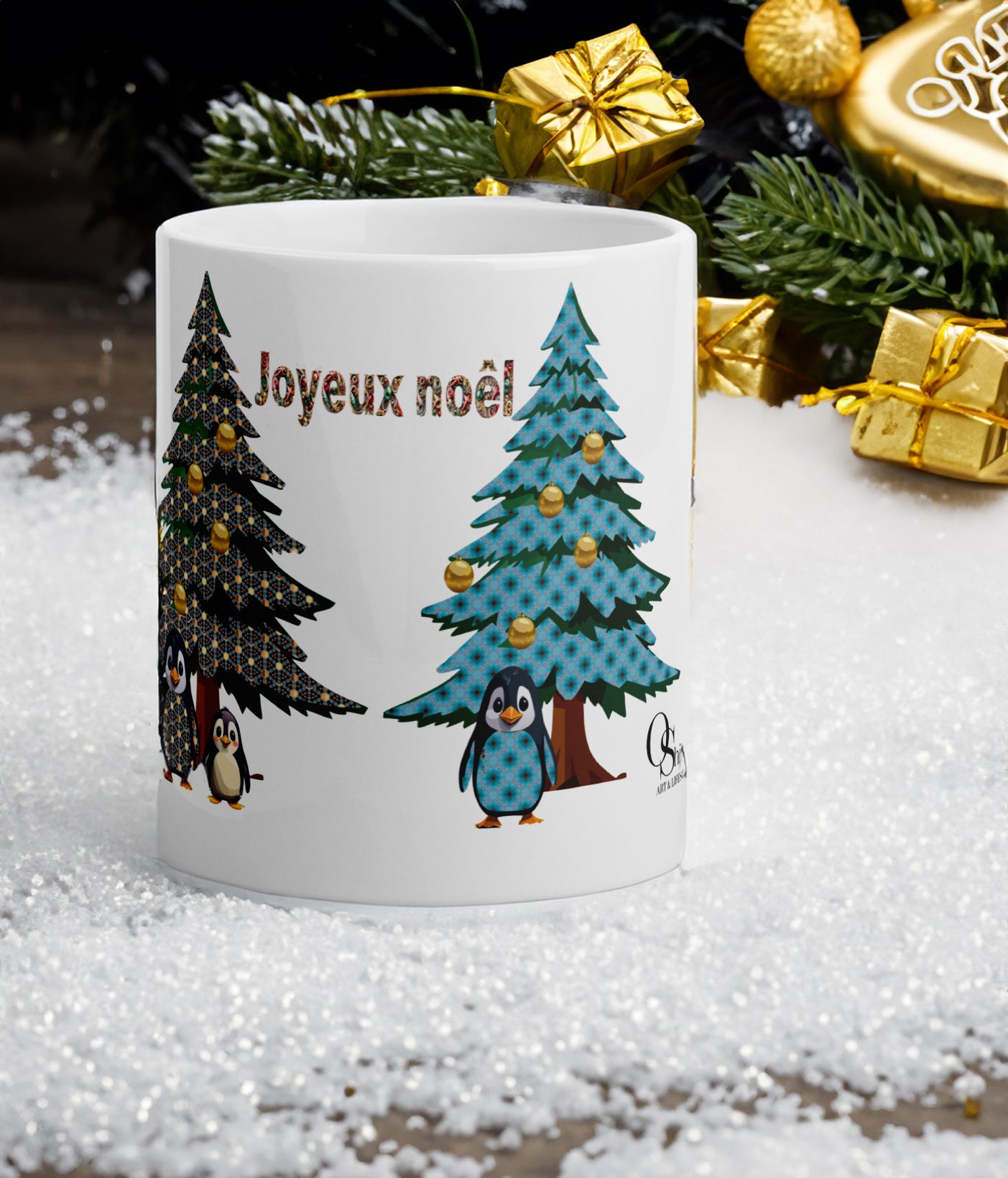 Mug 11oz Collection " Rêves de Noêl" par O'Shiny Art & Lifestyle