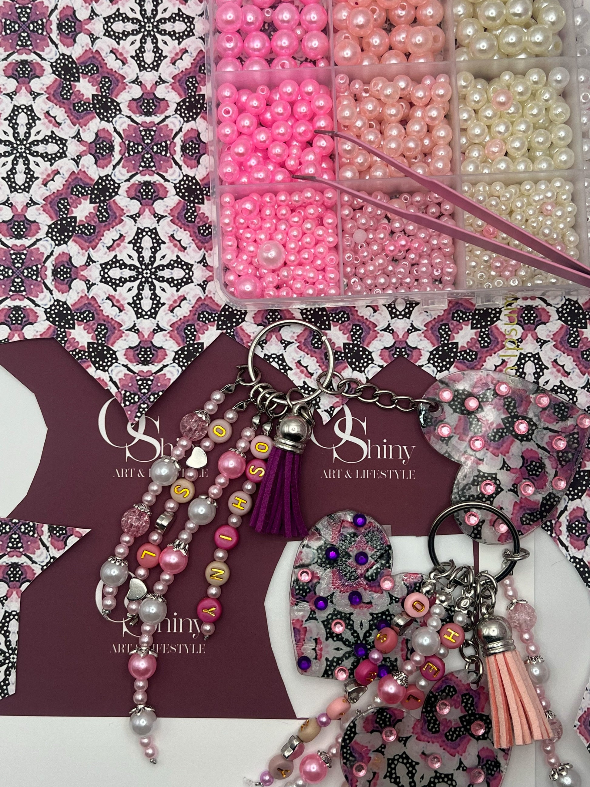 Work process bijou de sac motif Amorosa