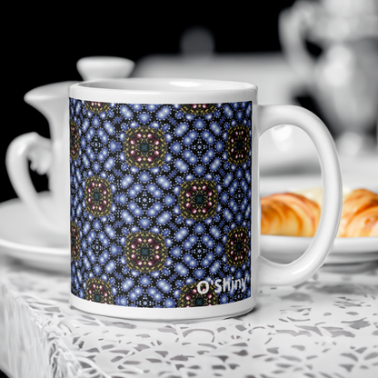 Lot de 2 mugs imprimés 11oz collections " Cordelia" et "Perline"par O'Shiny Art & Lifestyle