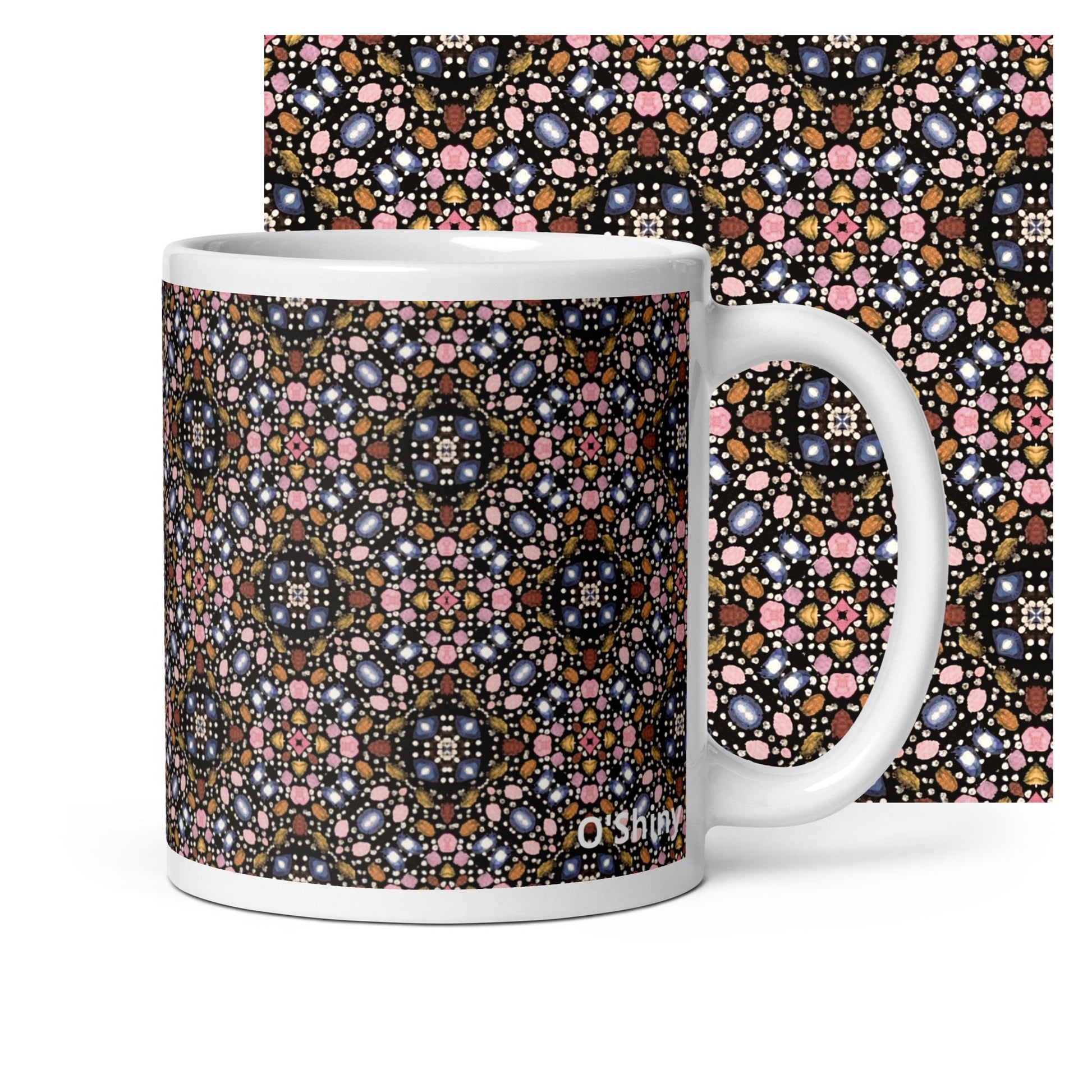 Mug "éclat de rose" motif O'Shiny Art & Lifestyle